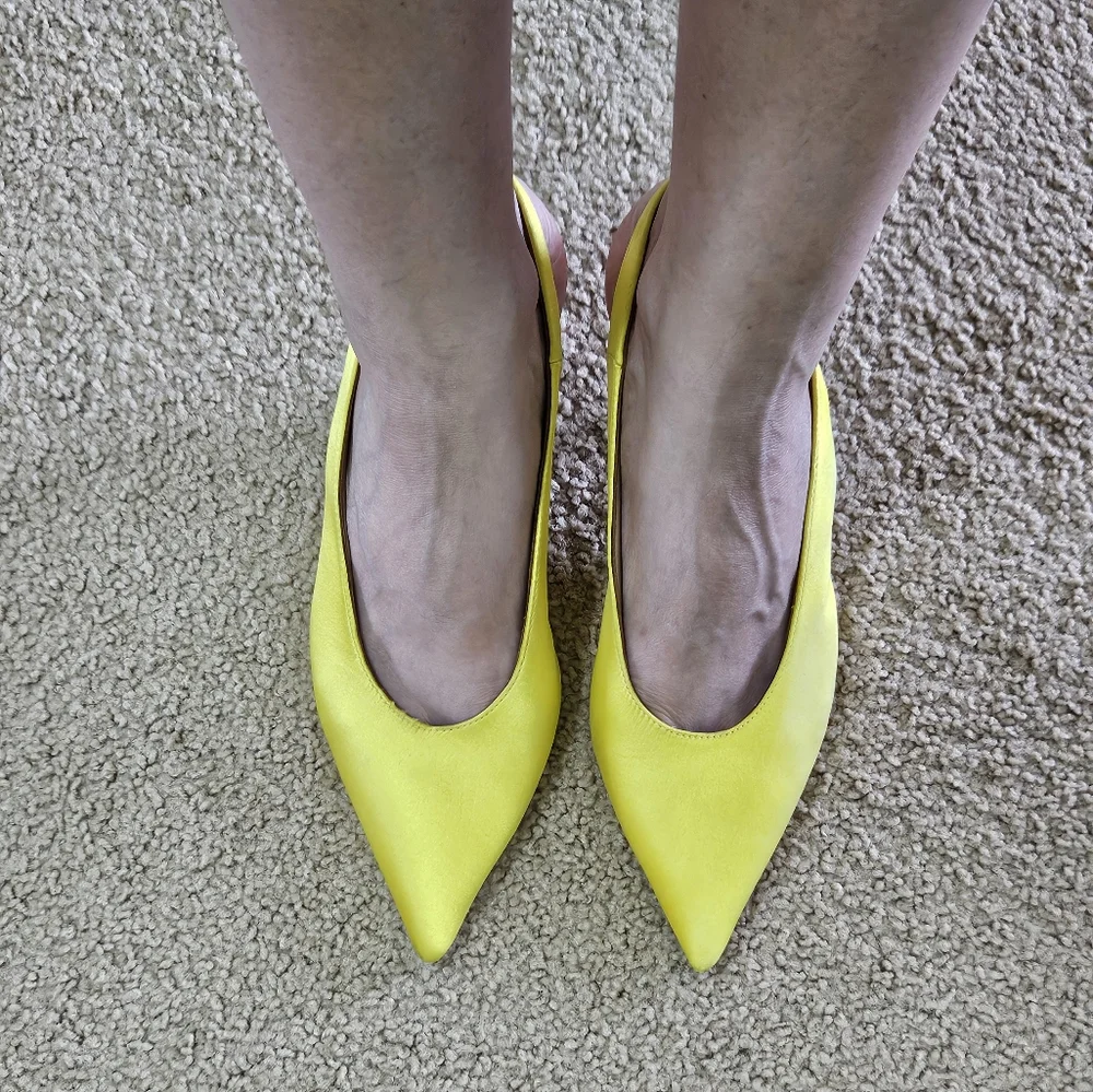 Tory Burch Elegant Pointed Slingback Pumps Size 9M - Picture 3 of 12